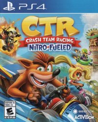 Crash Team Racing: Nitro Fueled Playstation 4 US box art